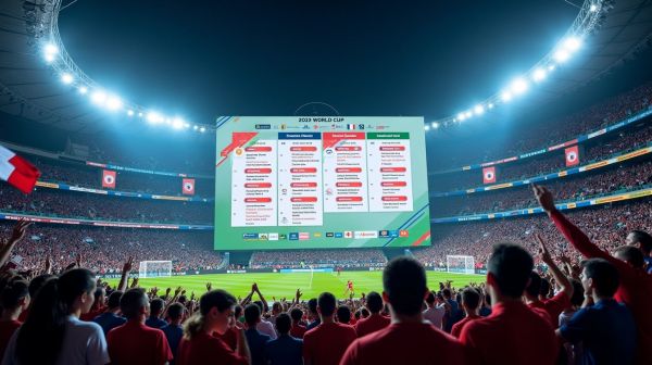 Matches de la Coupe du monde 2026 : votre calendrier complet